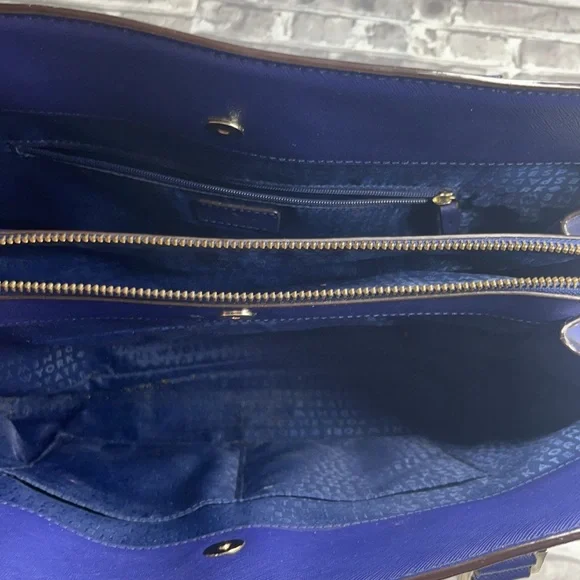Kate Spade Newbury Lane Blue Bag purse tote - Picture 4 of 11